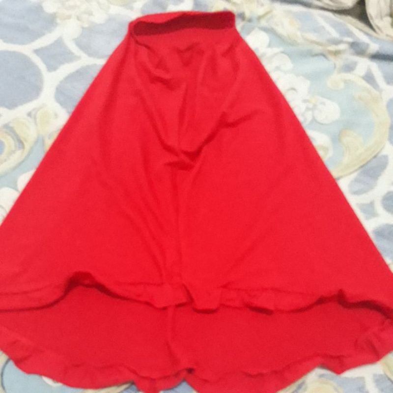 kerudung jilbab instan anak merah