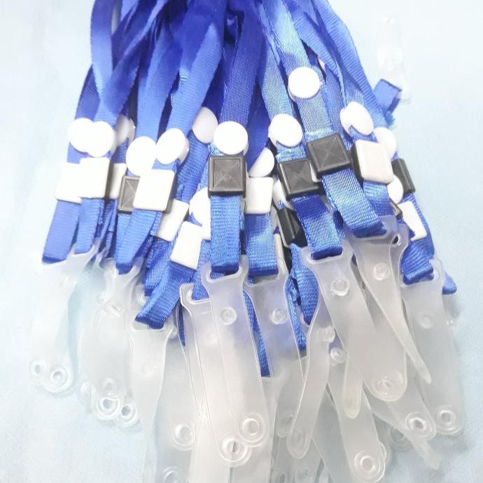 

✨ BISA BAYAR DITEMPAT✨ Tali jepit nilon 1cm lanyard nilon BERMUTU Kode 1466