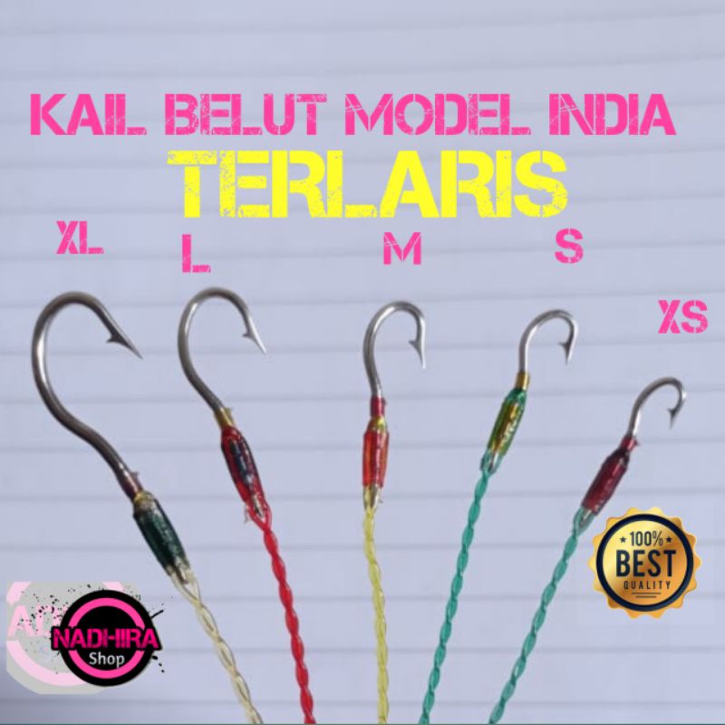 Kail Pancing Urek Belut Pancing Belut Kail Belut India Bahan Baja