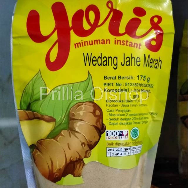 

Bubuk Minuman Herbal Wedang Jahe Merah "YORIS" Pacitan, Minuman Kesehatan Instan Tinggal Seduh