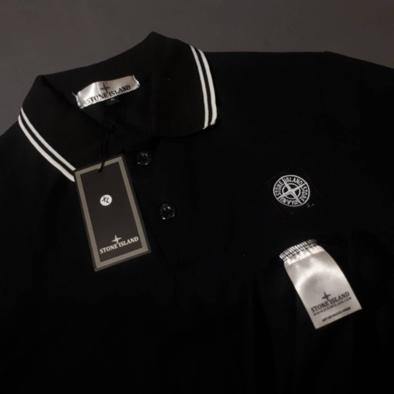 stone island mens polo