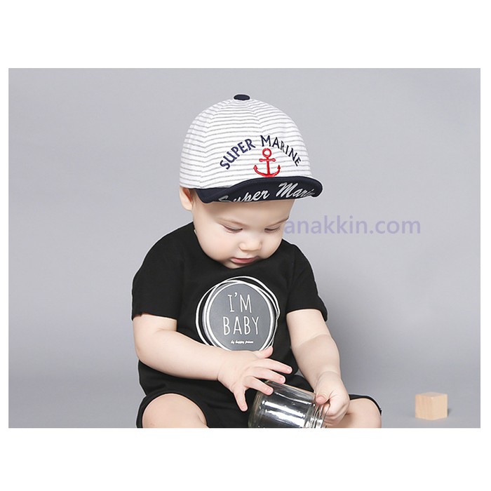 Super Marine Korean Cap/Topi Anak / Topi Bayi . Topi Keren / Topi Lucu