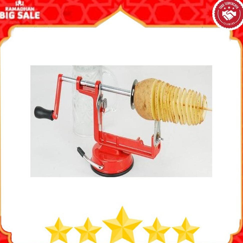 Promoo Jual Kiozorenz Alat Pengupas Kentang Spiral Potatoes Slicer Cyprus Usaha Kentang Goreng Murah