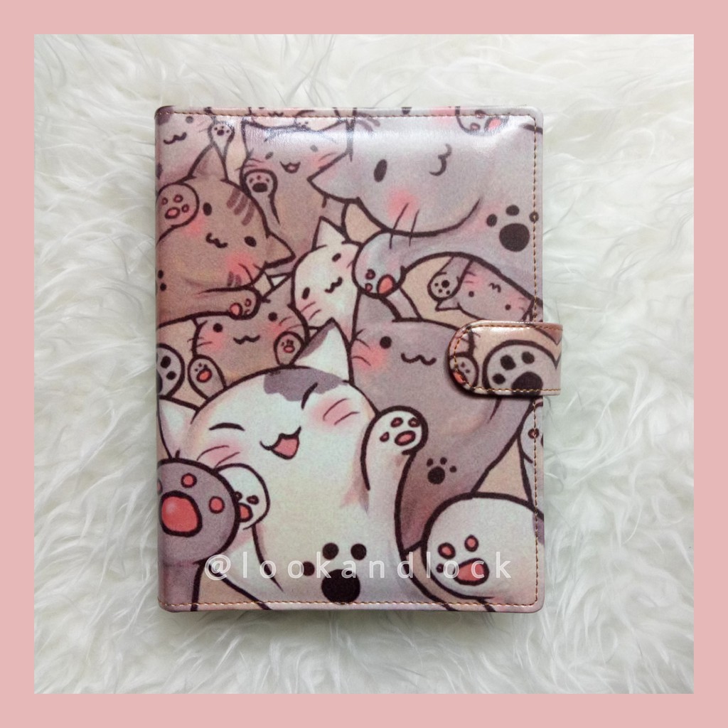 

BINDER READY MOTIF BROWN CATS