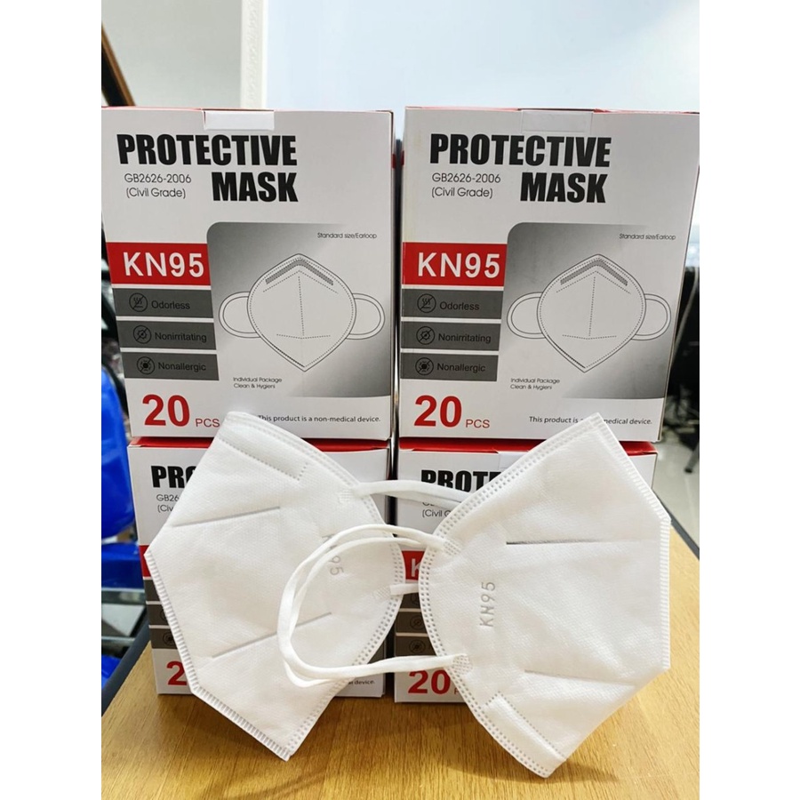 MASKER KN95 DDN 4 PLY ISI 20PCS / DISPOSABLE MASK /MASKER KESEHATAN