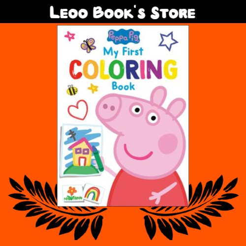 Download Peppa Pig My First Coloring Book Peppa Pig Shopee Indonesia