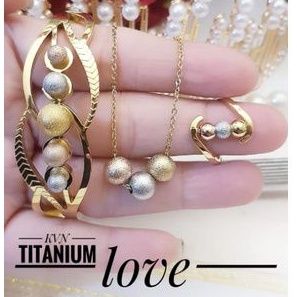 TiTanium set perhiasan wanita R91