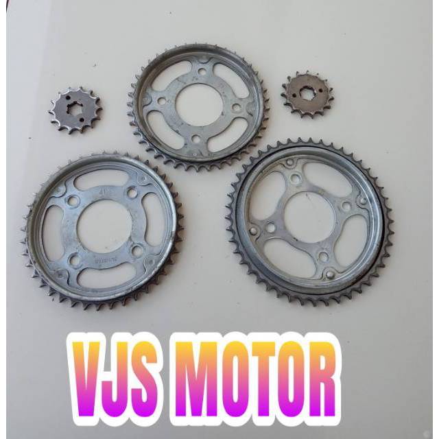 gear gir set depan blakang CBR 150R PNP VERZA ORIGINAL ASLI HONDA