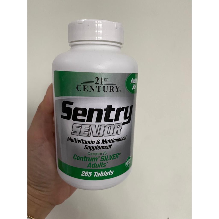 21st century multivitamin Sentry Senior 50+ multivitamin 265 tablets