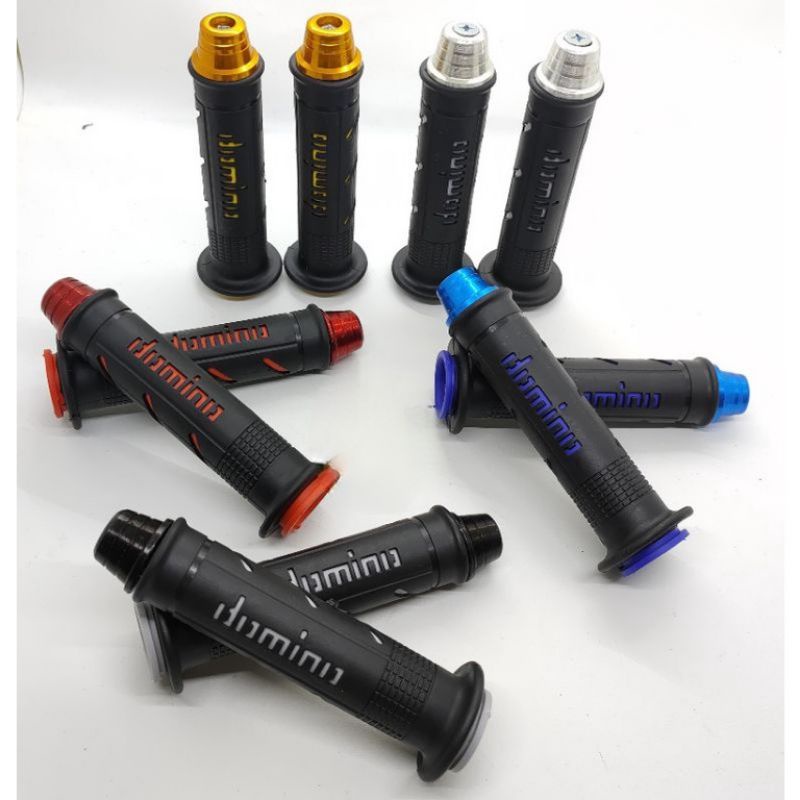 HANDGRIP DOMINO PLUS JALU STANG BISA UNTUK SEMUA MOTOR UNIVERSAL