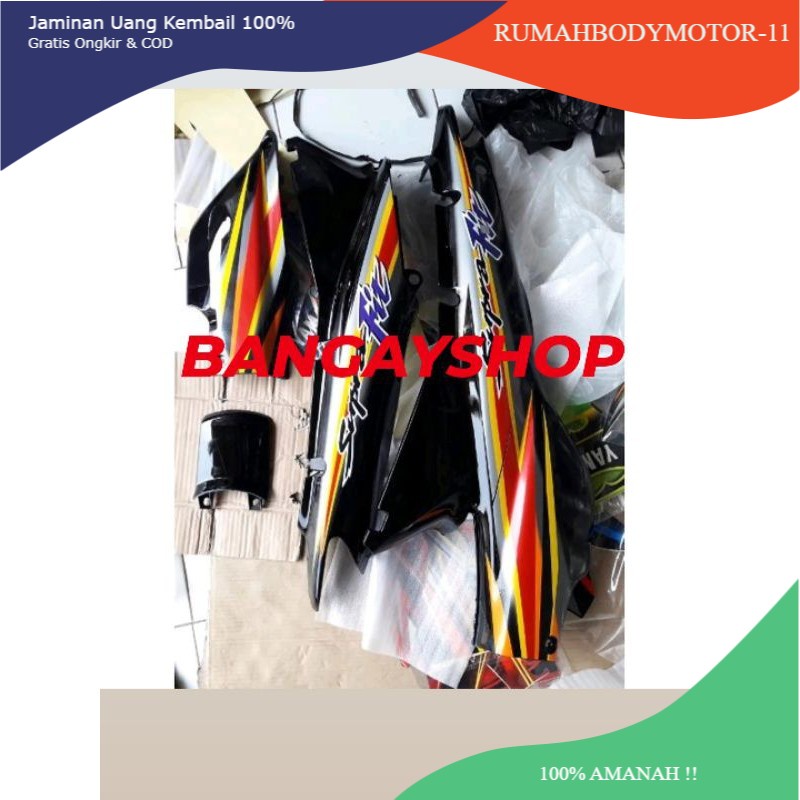 PROMO Honda supra fit lama Cover body bodi belakang honda supra fit lama 2003-2005 plus stiker,box s