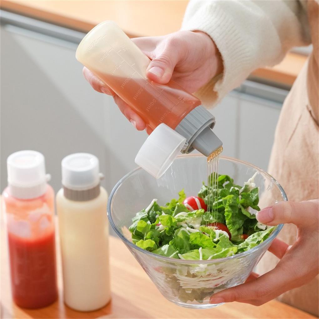 (house2020) Botol Remas Portable 5 Lubang Reusable Untuk Saus Bbq / Piknik / Dapur / Restoran