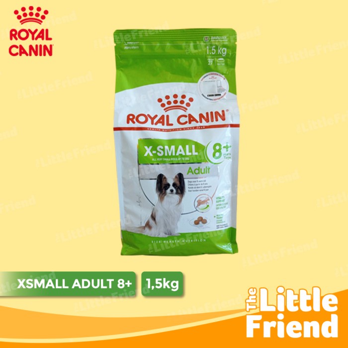 Royal Canin X-SMALL ADULT 8+ 1.5 kg - Makanan Anjing Dewasa Ras Kecil