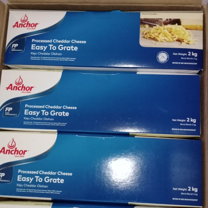 

Keju cheddar Anchor Repack - Cheddar 1kg