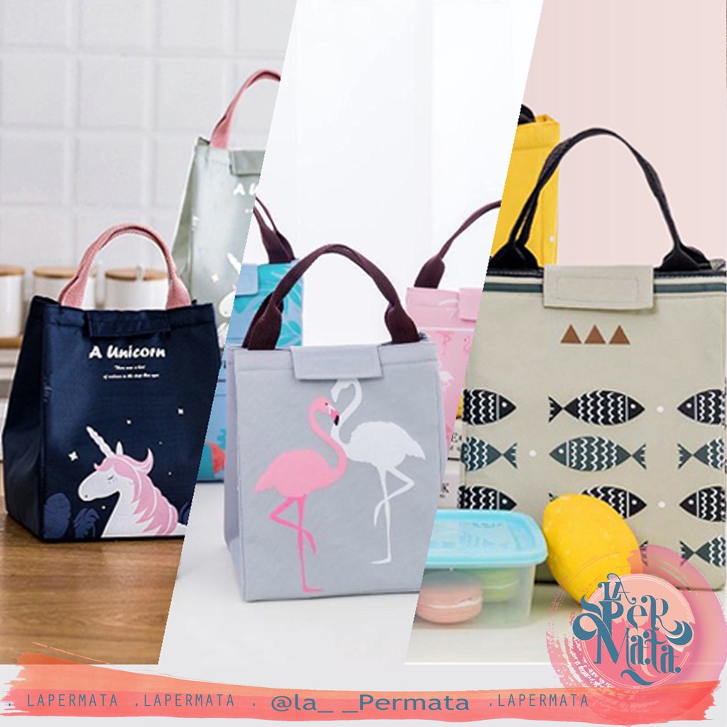 Tas Bekal Makanan / Coller Bag Motif / Tas Bekal Makanan Motif TINGGI - LPM Shop