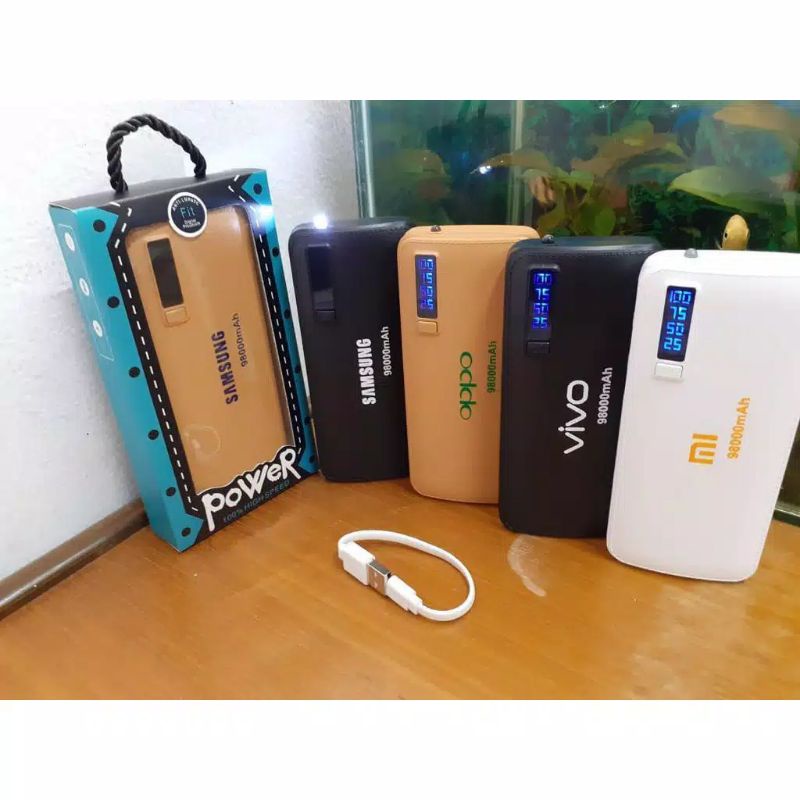 Powerbank 98000 MAH 3USB brand PB power Bank 99000
