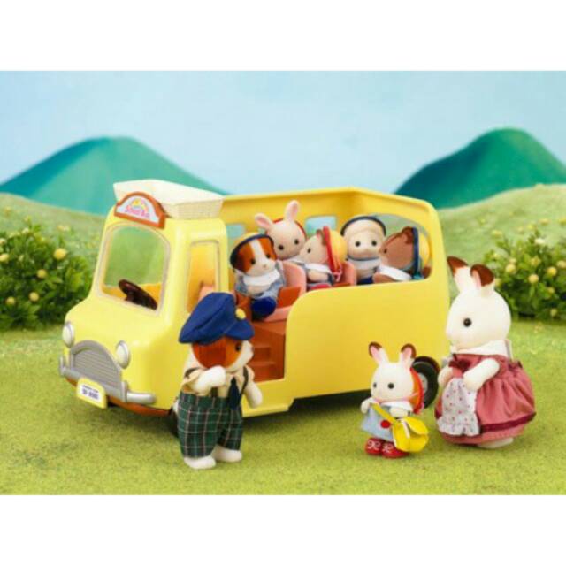 Sylvanian Families Rare - Nursery School Bus