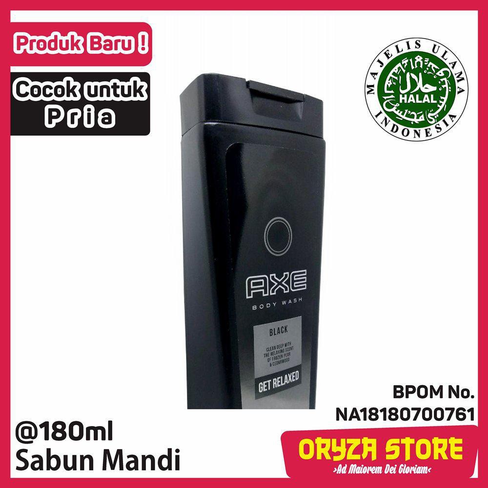 Axe Body Wash Black Get Relaxed Sabun Mandi Cair Produk Baru HALAL
