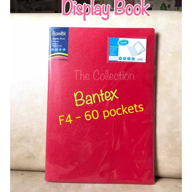 

[[COD]] 60 pocket F4 Display Book 3187xx Bantex Clear Holder Folio ATK0686BX GRATIS ONGKIR Kode 1052