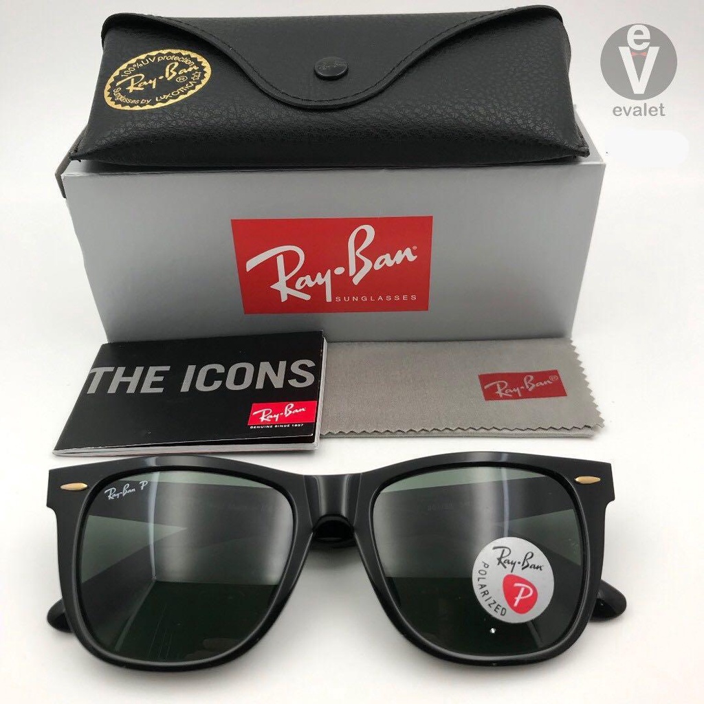 Kacamata Ray-Ban WAYFARER | RB2140 Polarized Sunglasses | Size 50mm Original