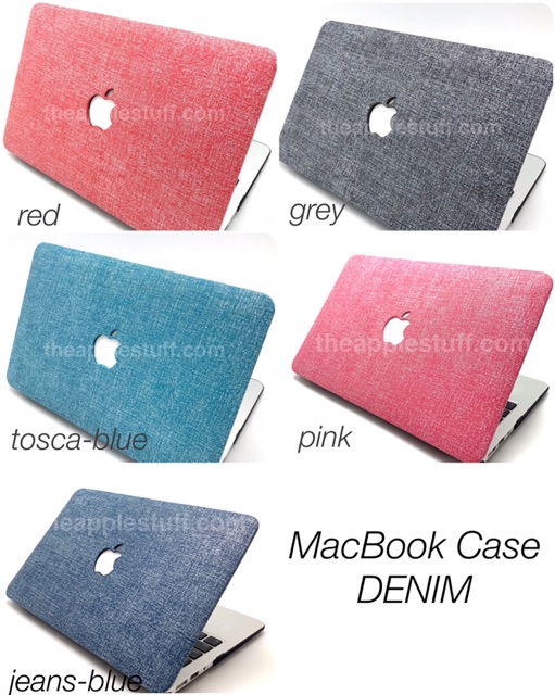 Macbook Case Denim RED