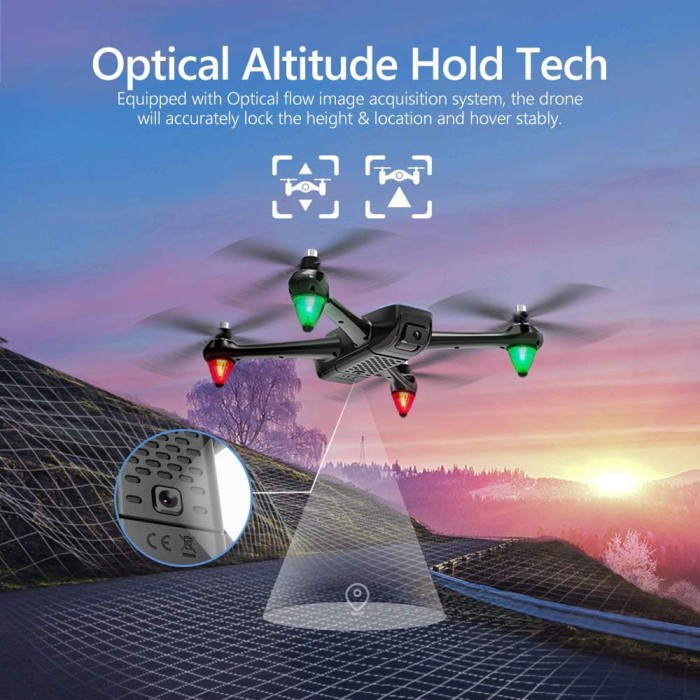 Potensic D60 Brushless GPS FPV RC Drone - Ori &amp; Termurah