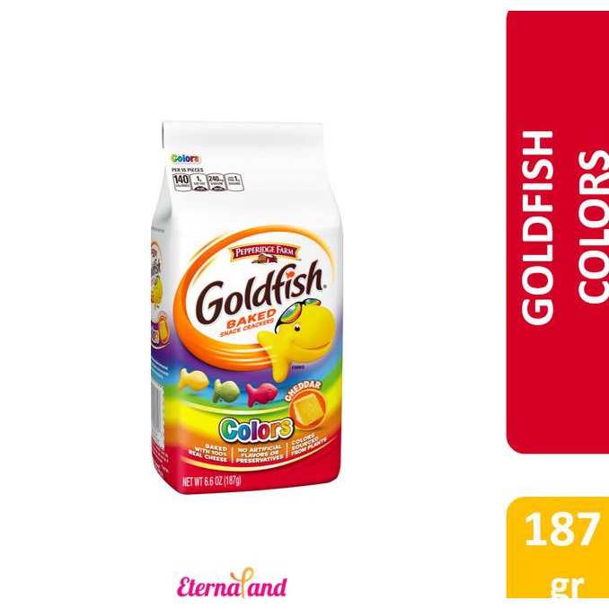 

Goldfish Baked Snack Crackers Colors Snack Crackers 6.6 Oz