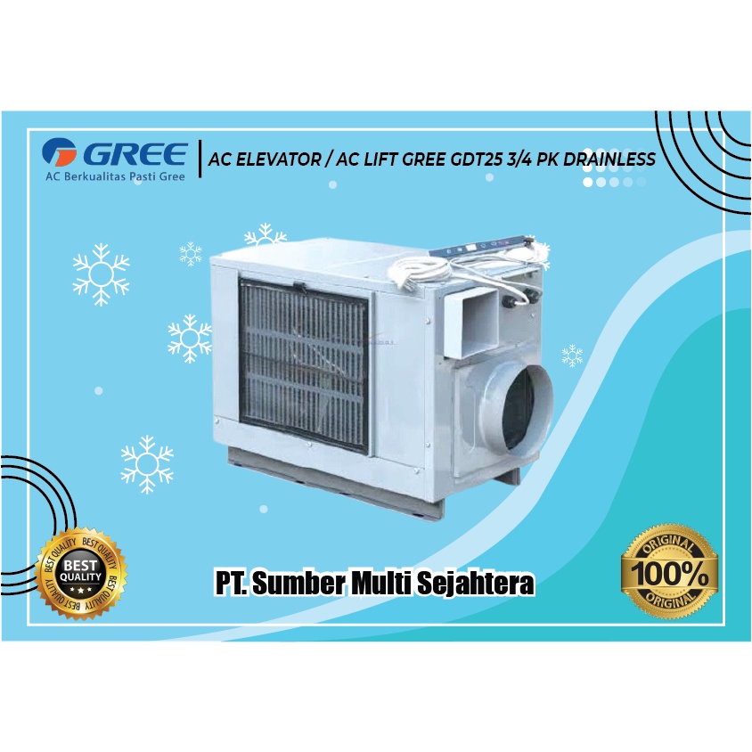 AC ELEVATOR / AC LIFT GREE GDT25 3/4 PK DRAINLESS