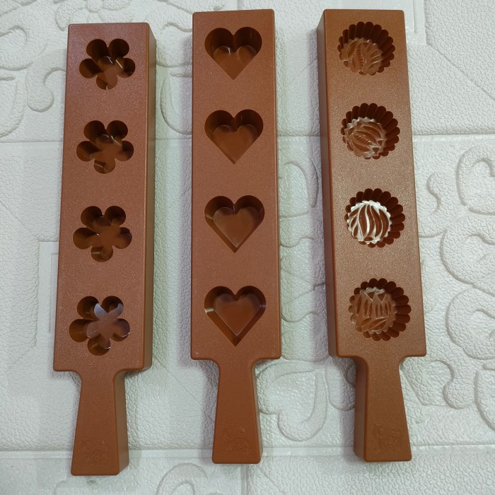 Cetakan Kue Kacang/Kue bangkit/kue satu - bulat ukir