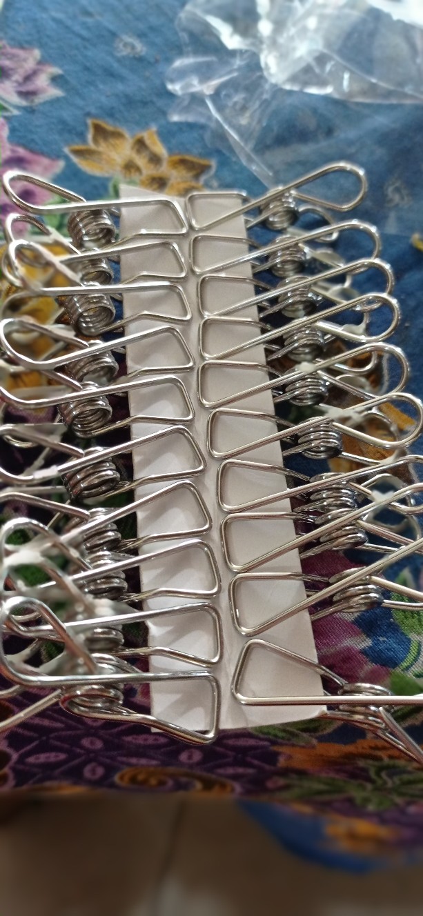 Jepitan Jemuran Baju Stainless 20pc Anti Karat Satu Set