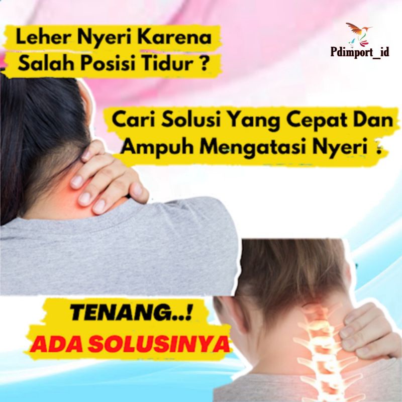 Sabuk Terapi Pemijat Leher Pemanas Penghangat Neck Heating Belt Therapy