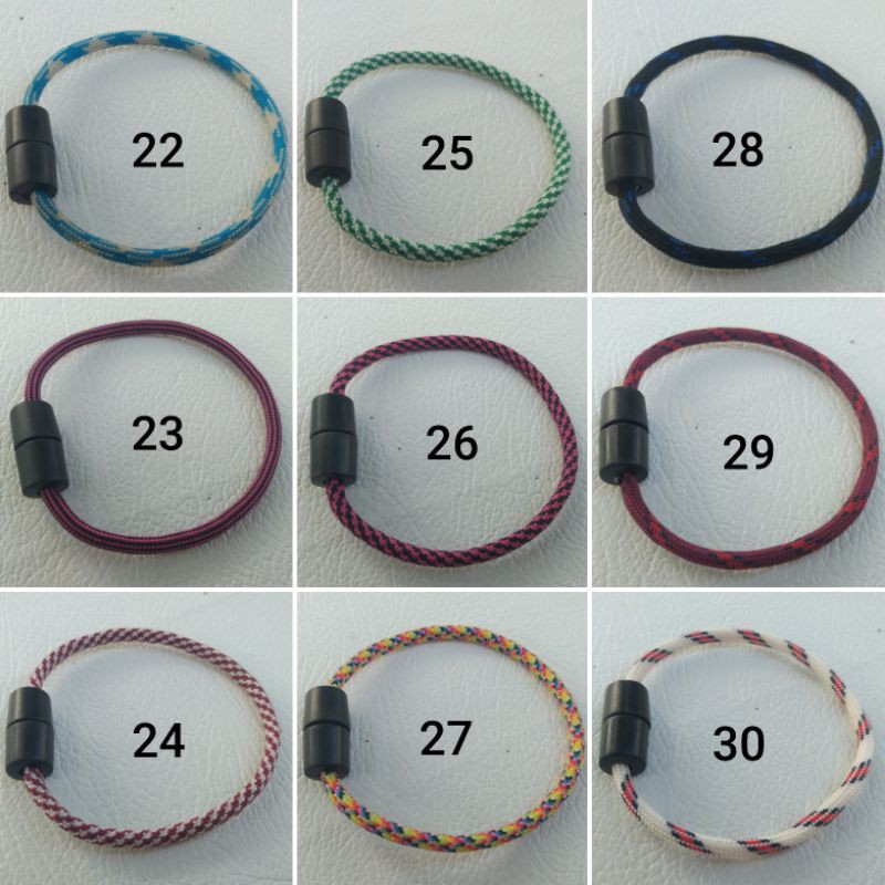 Gelang Paracord simple buckle Gelang Paracord 4 mm Gelang Couple Gelang Bracelet