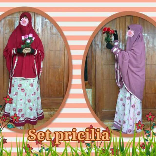 TERBARU Gamis syari set khimar jumbo cadar busui jilbab jumbo
