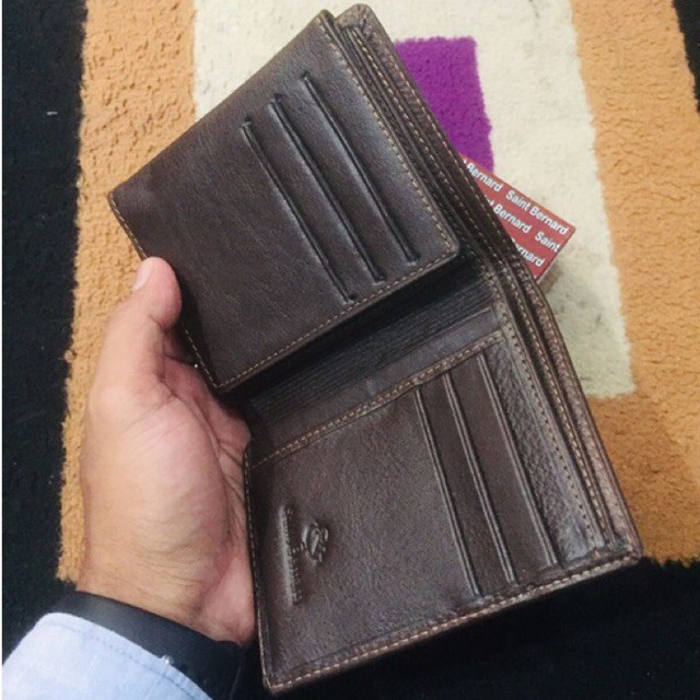 Dompet pria lipat buku bahan kulit asli banyak slot penyimpanan kartu #dompet #dompetkulit