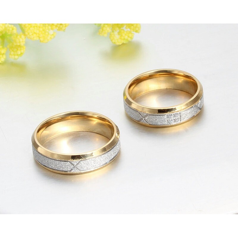 SALE / OBRAL Cincin Couple / Tunangan / Nikah / Pasangan / Titanium C003