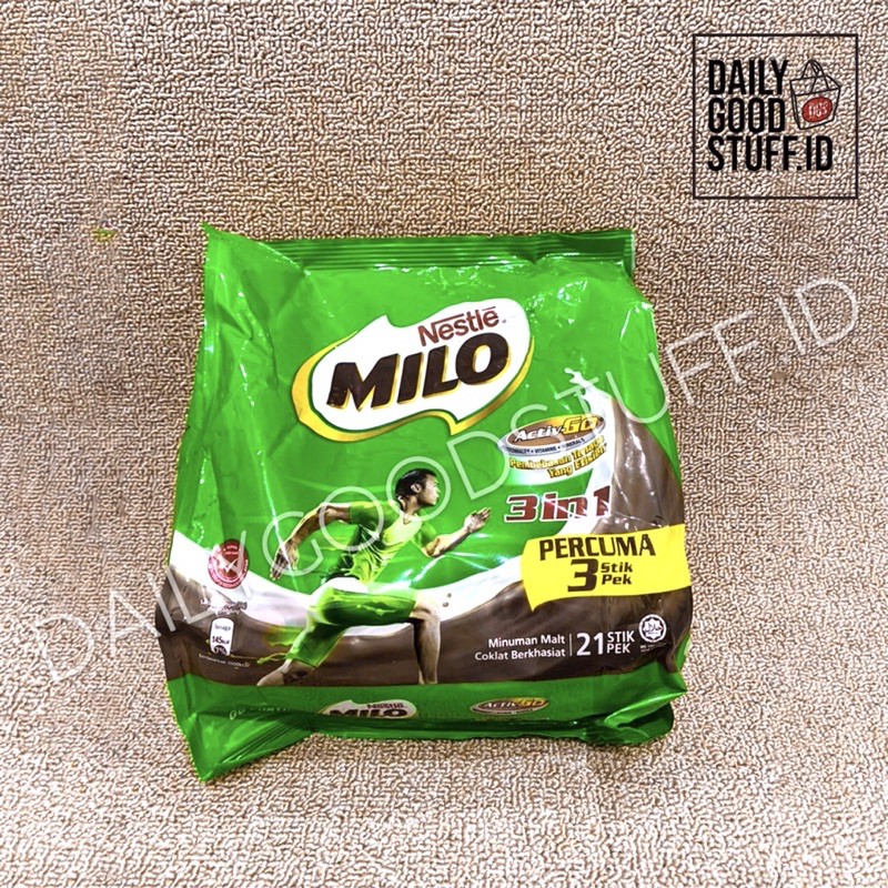 

MILO 3 in 1 Malaysia Activ-Go Nestle - 18 sachet