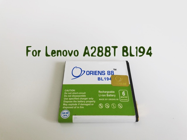 (P) Baterai batre battery A288T / A298T BL194 double power/IC oriens88