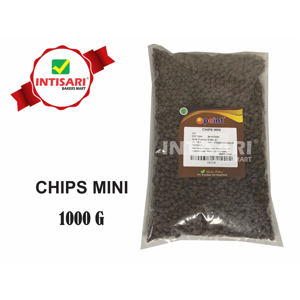 

CHOCO CHIPS COKLAT MINI 1000 G