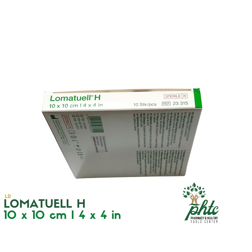 Lomatuell l Sofratulle 10x10cm 1 BOX l Parrafin Gauze Dressing Lomatulle