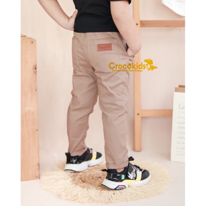 CELANA CHINO ANAK PANJANG KAIN TWILL STREET MELAR 1-12 TAHUN