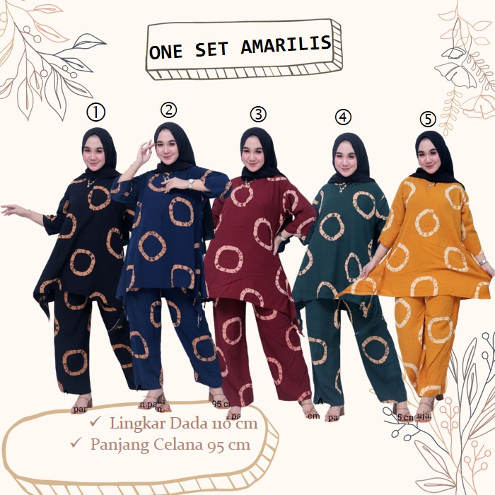 ONE SET WAKA OVERSIZE MOTIF CINCIN / ONE SET RAYON CINCIN / ONE SET CINCIN RING RAY0N OVERSIZE