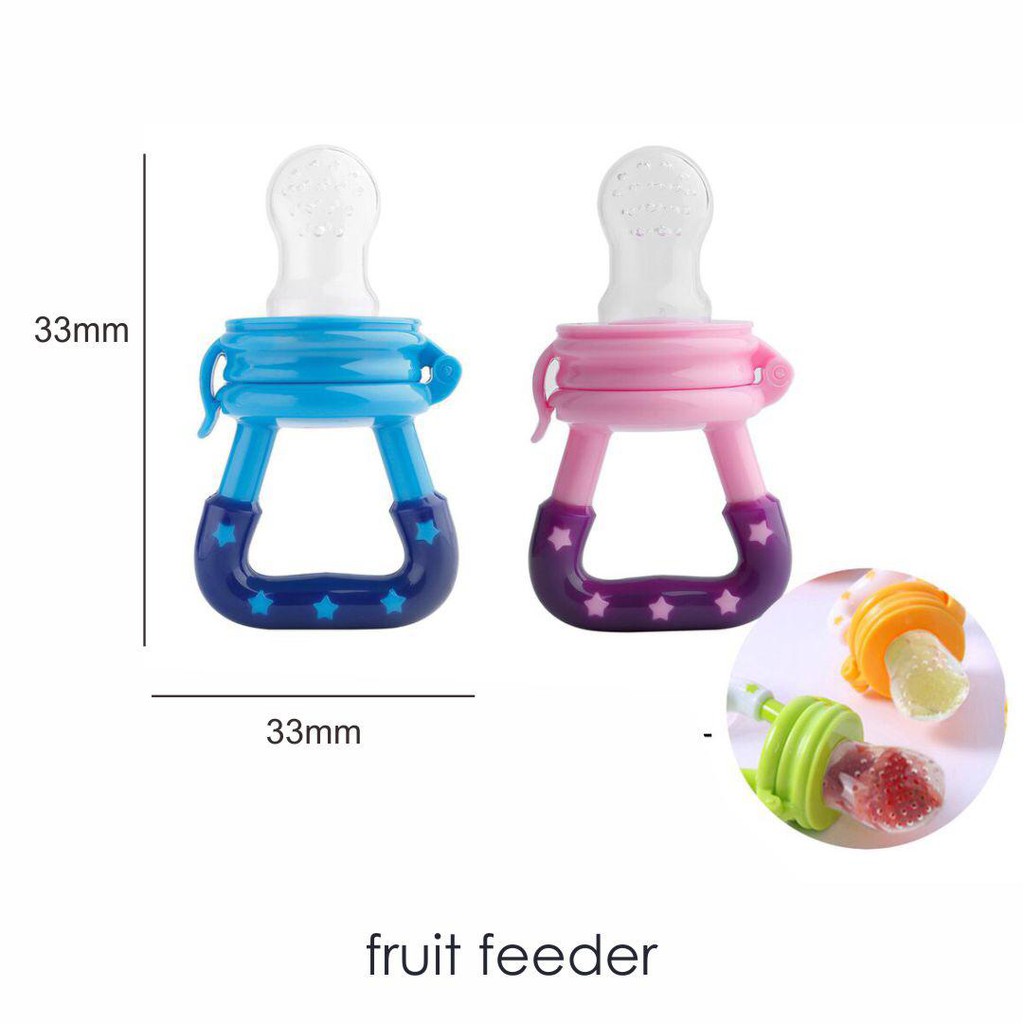 Edufuintoys - FRUIT FEEDER/ mpasi bayi/ Empeng Dot Buah Bayi /Baby Fruit Feeder/ Teether buah-2