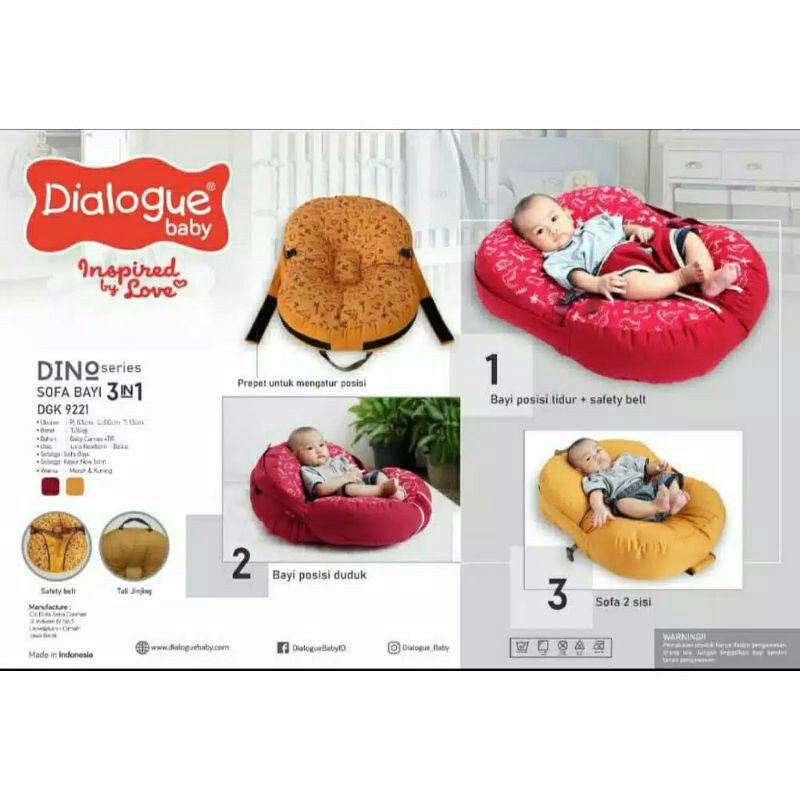 DIALOGUE SOFA BAYI 3IN1 DINOSERIES