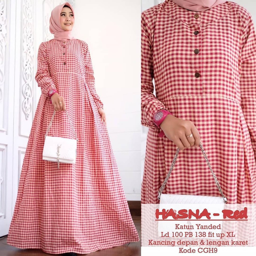 Homedress Hasna maxy Baju Wanita