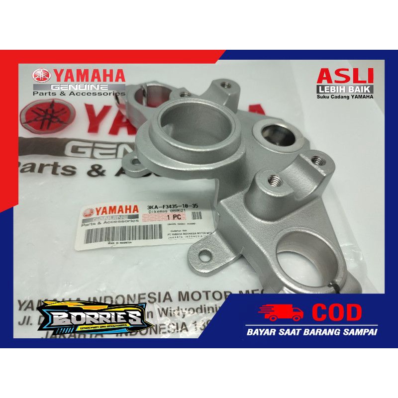 Segitiga Atas Dudukan Stang Stir Yamaha RX King Tahun Muda New Original 3KA-F3435-10-35