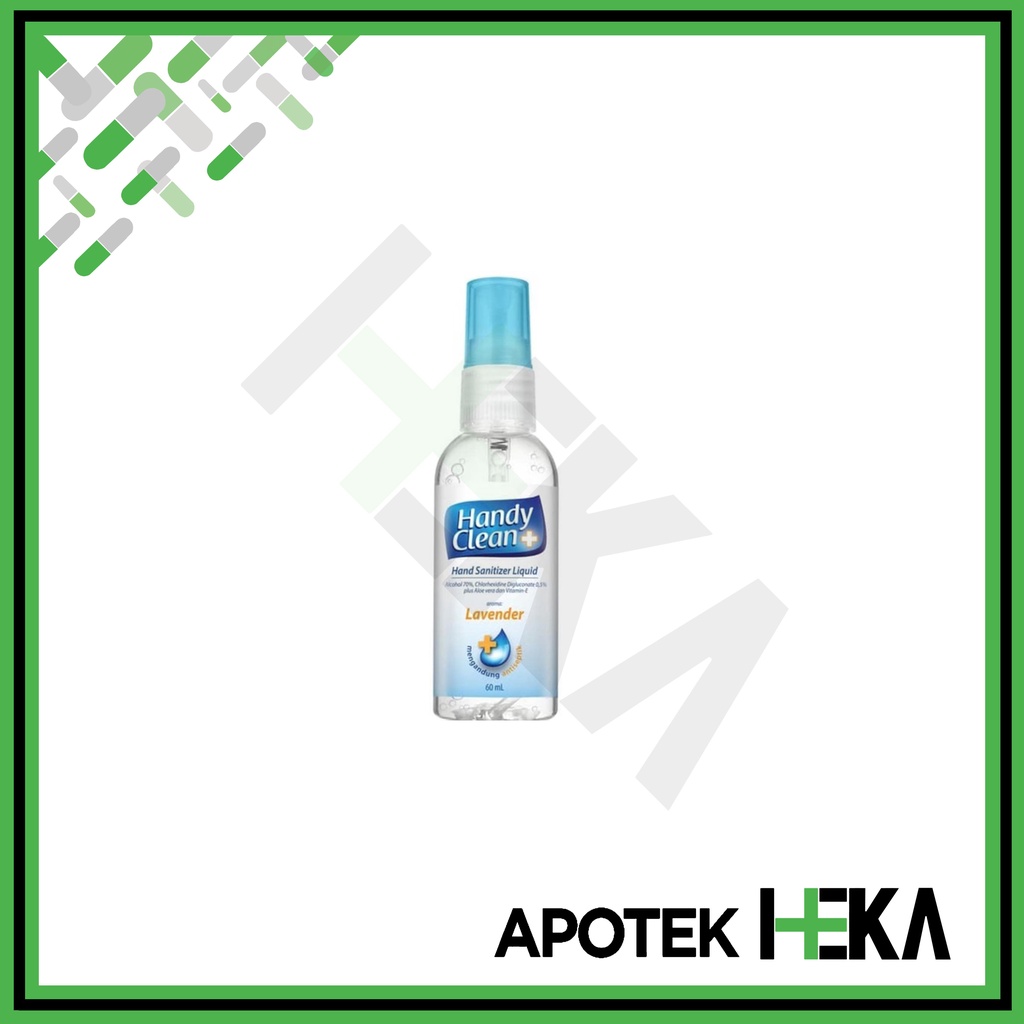 Hand Sanitizer Liquid Spray Semprot Handy Clean 60 ml  (SEMARANG)