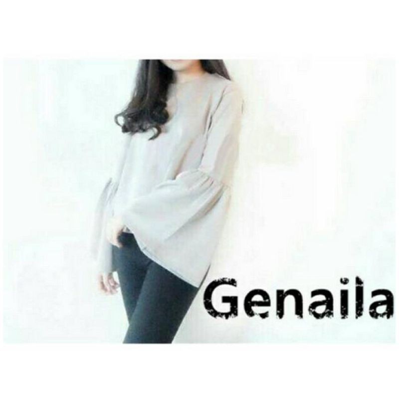 eReX FASHION Blouse Genaila bahan twiscone fit L