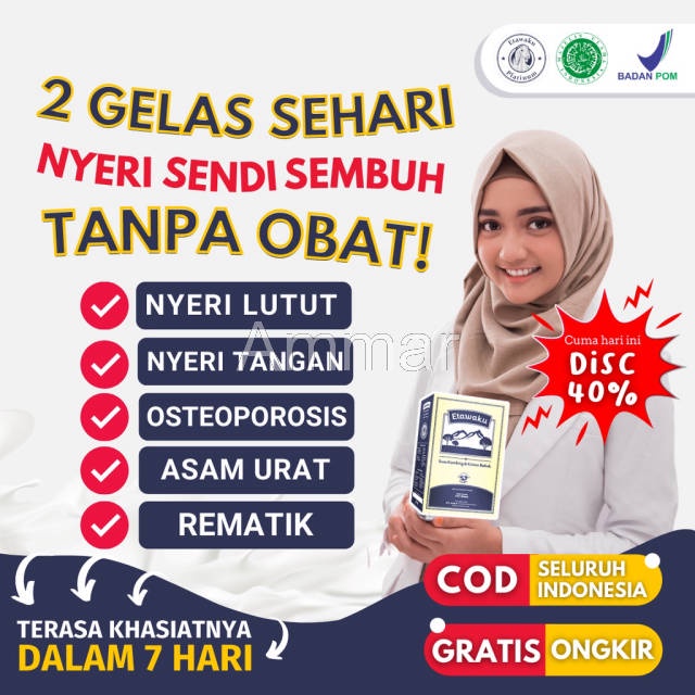

Ammar - 2 BOX ETAWAKU PLATINUM - Bagus untuk Tulang dan Sendi - Susu Kambing Etawa Bubuk