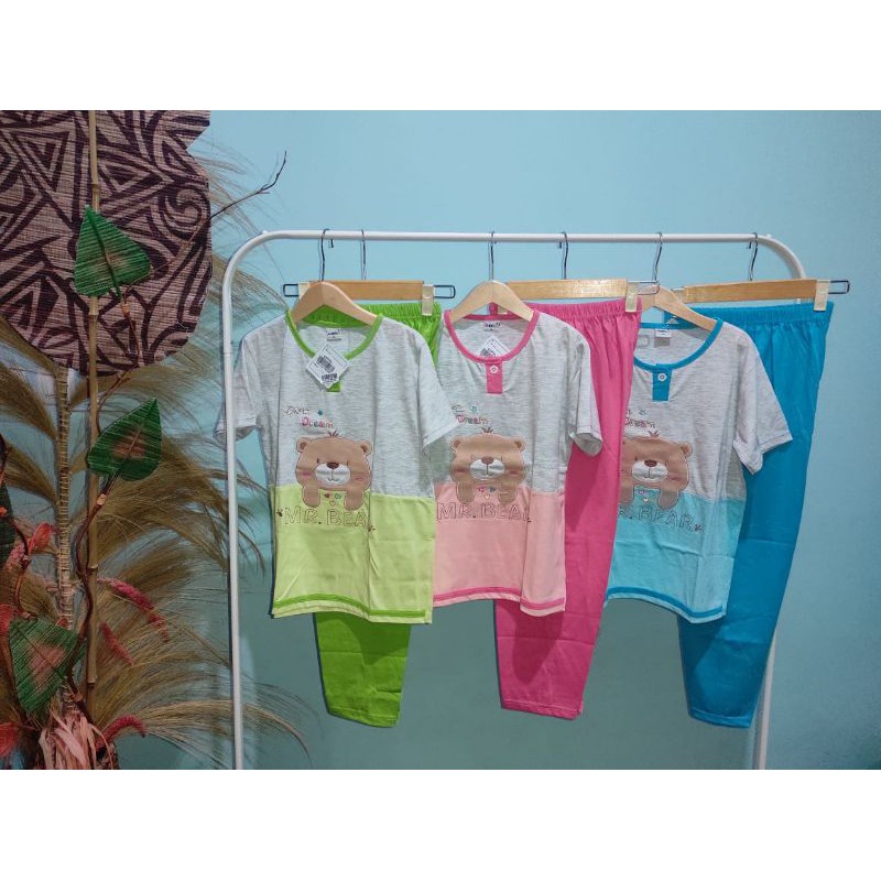 Babydoll Anak/Babydoll lengan pendek/Babydoll Anak Amro/Babydoll Bahan Katun