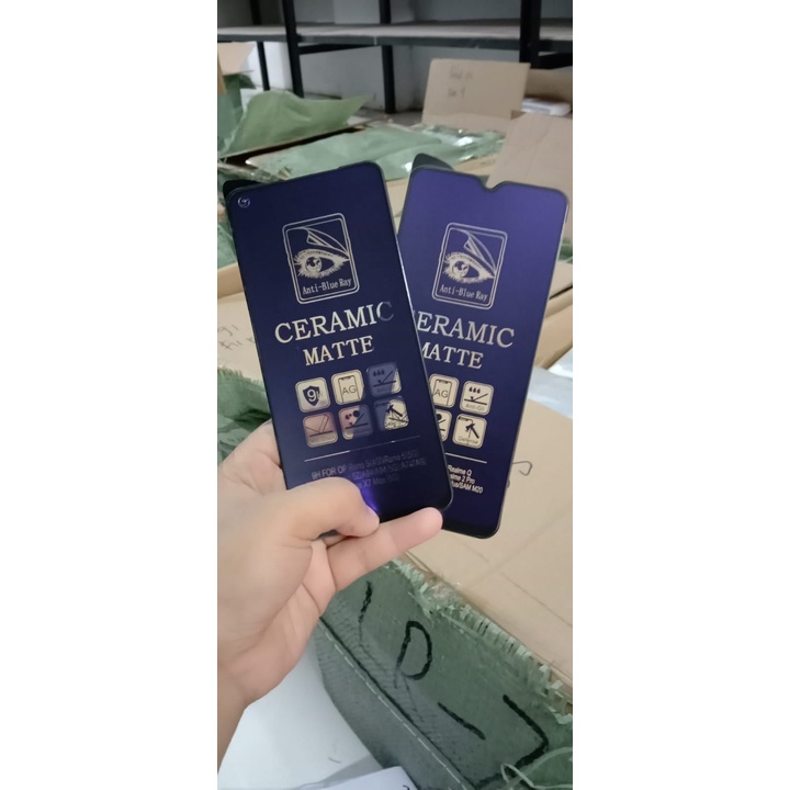 Anti Blue Oppo A53 2020 Anti Gores Film AG Matte Ceramic Anti Gores Film Pelindung Layar Hape